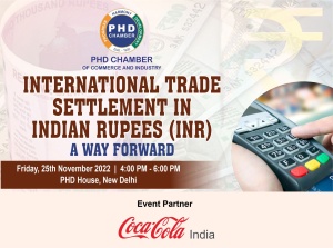 phdcci International trade in Indian Rupee