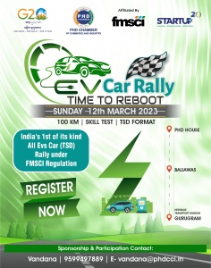 PHDCCI EVs Car Rally 2023