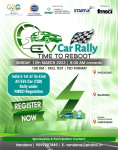 PHDCCI EVs Car Rally 2023