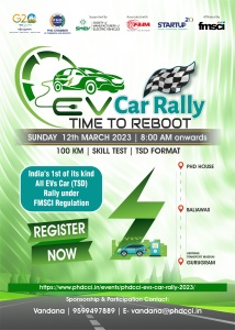 PHDCCI EVs Car Rally 2023