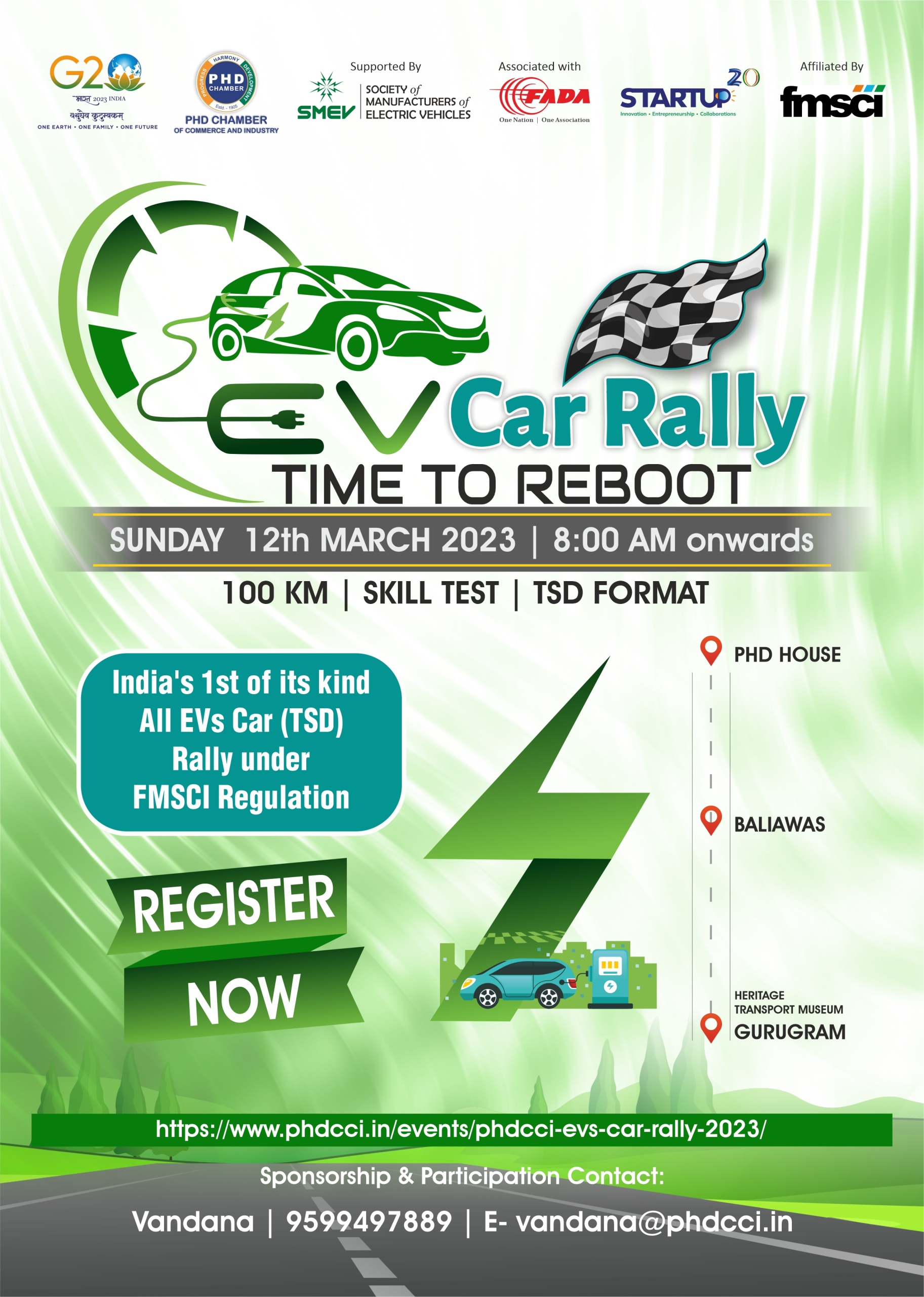 PHDCCI EVs Car Rally 2023 PHD Chamber