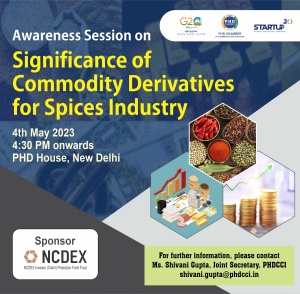 phdcci Significance of Commodity Derivatives for Spices Industry