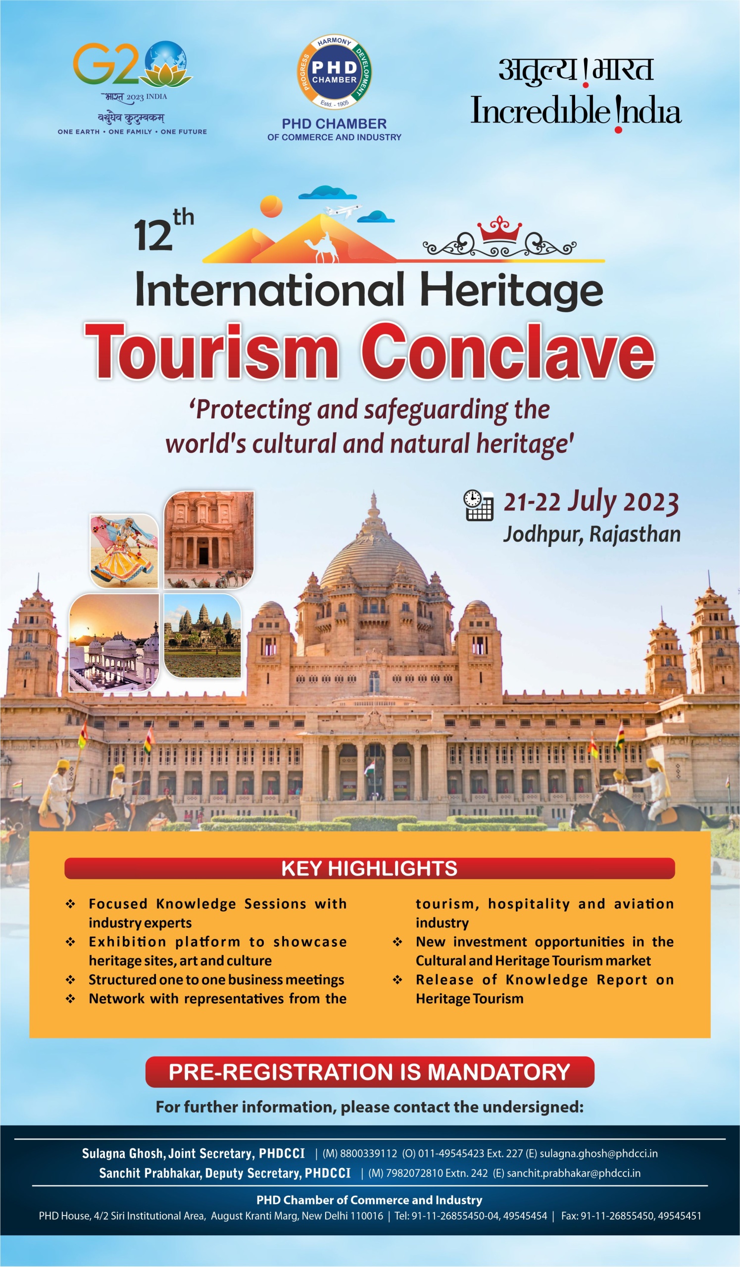 12th International Heritage Tourism Conclave Phd Chamber