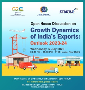 phdcci Open House Discussion on Growth Dynamics of India’s Exports: