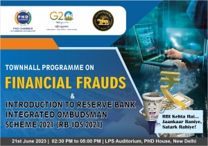 phdcci Townhall Programme on Financial Frauds & Introduction to Reserve Bank Integrated Ombudsman Scheme