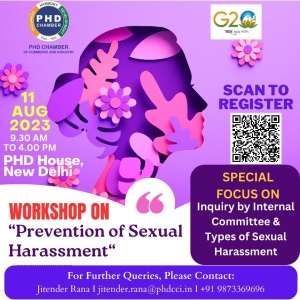 phdcci Prevention of Sexual Harassment (POSH) Act Awareness Training Workshop