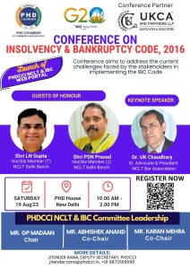 phdcci Conference on Insolvency & Bankruptcy Code, 2016