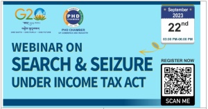 phdcci Webinar on Search & Seizure under Income Tax Act