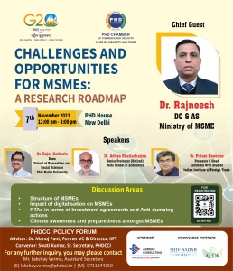 phdcci Challenges & opportunities for MSMEs: A Research Roadmap