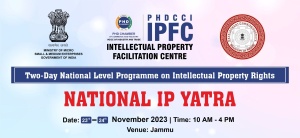 phdcci National Level Intellectual Property Rights Program (IP Yatra)- Jammu