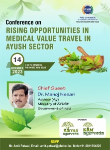 phdcci Conference on "Rising Opportunities in Medical Value Travel in AYUSH Sector"