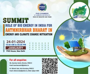 phdcci Summit on Role of Bio Energy in India for Atmanirbhar Bharat in Energy and Climate Change Mitigation