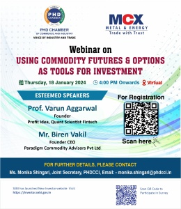 phdcci Webinar on Using Commodity Futures & Options as Tools for Investment