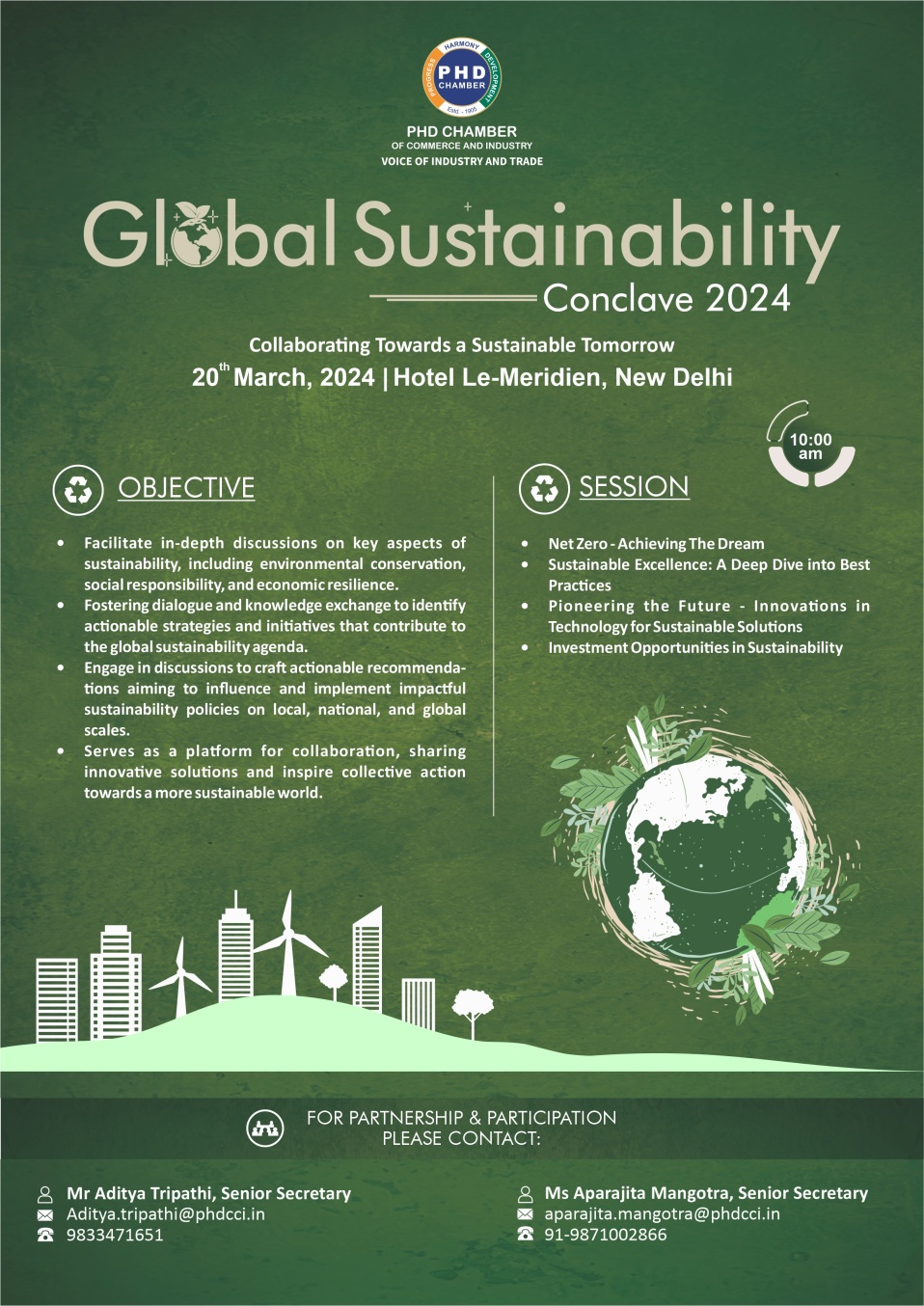 Global Sustainability Conclave 2025 PHD Chamber