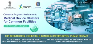phdcci Outreach Program: Assistance to Medical Device Clusters for Common Facilities- Bangalore