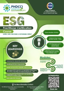PHDCCI Certified ESG Practitioner Certification Program