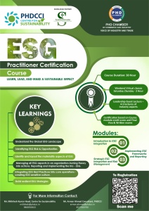 PHDCCI Certified ESG Practitioner Certification Program
