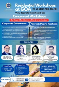 PHDCCI Residential Workshops on Corporate Governance and Contract Management, Dispute Resolution & Arbitration