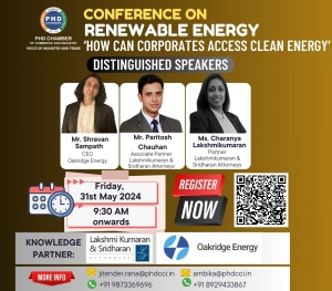 phdcci Conference on Renewable Energy- How can corporates access clean energy