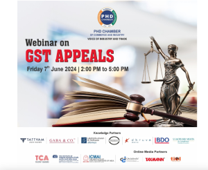 phdcci Webinar on Appeals in GST