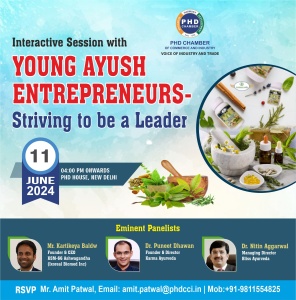 Phdcci Interactive Session with Successful Young Entrepreneurs in AYUSH Sector