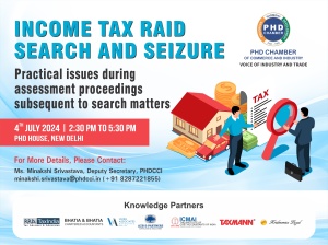 PHDCCI Conference on Income Tax, Search and Seizure - Practical issues during assessment proceedings subsequent to search matters