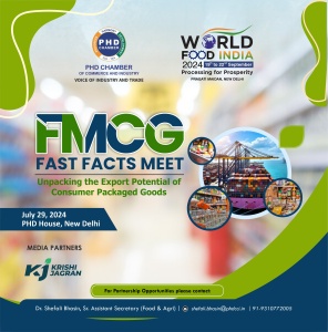 PHDCCI FMCG-Fast Facts Meet themed Unpacking the Export Potential of Consumer Packaged Goods.