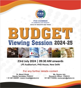 PHDCCI Budget Viewing Session