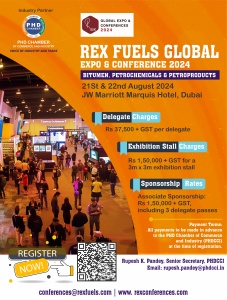 PHDCCI REX Fuels Global Expo & Conference 2024 - Bitumen, Petrochemicals & Petroproducts