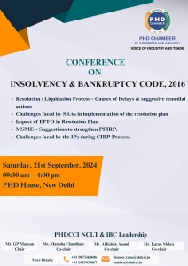 PHDCCI Conference on Insolvency & Bankruptcy Code, 2016