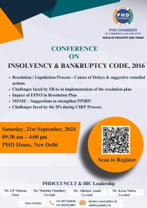 PHDCCI Conference on Insolvency & Bankruptcy Code, 2016