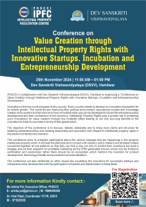 PHDCCI Conference on 'Value Creation through Intellectual Property Rights with Innovative Startups, Incubation and Entrepreneurship Development'