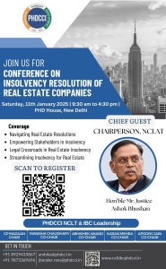 phdcci Conference on Insolvency Resolution of Real Estate Companies