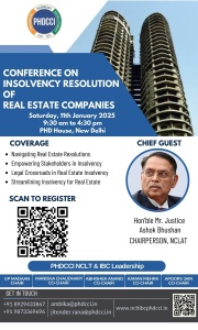 PHDCCI Conference on Insolvency Resolution of Real Estate Companies