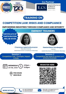 PHDCCI Training on Competition Law Risks and Compliance for Trade Associations- Empowering Industries through Compliance and Integrity