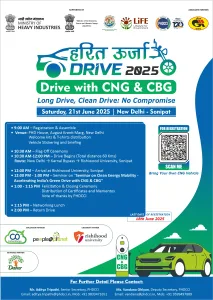 हरित ऊर्जा DRIVE: Powering the Drive with CNG & CBG