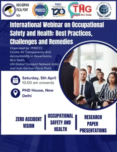 PHDCCI International Webinar on Occupational Safety and Health: Best Practices, Challenges and Remedies