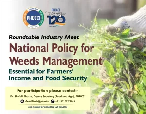 Round Table Meet- National Policy for Weeds Management – Essential for Farmers’ Income and Food Security