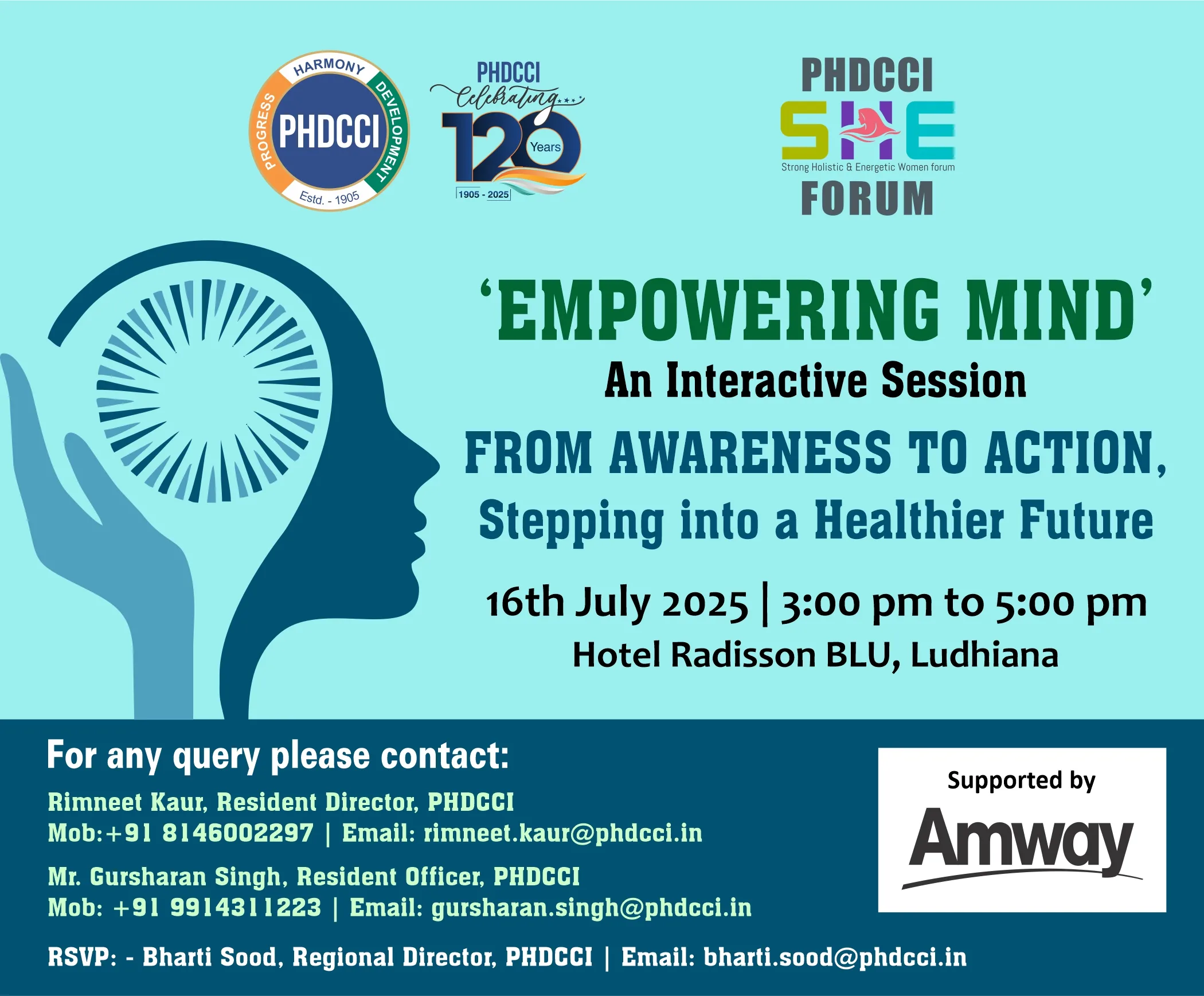 Empowering Mind Series | 2nd in the Series – Interactive Session ‘From Awareness to Action | Stepping into a Healthier Future’