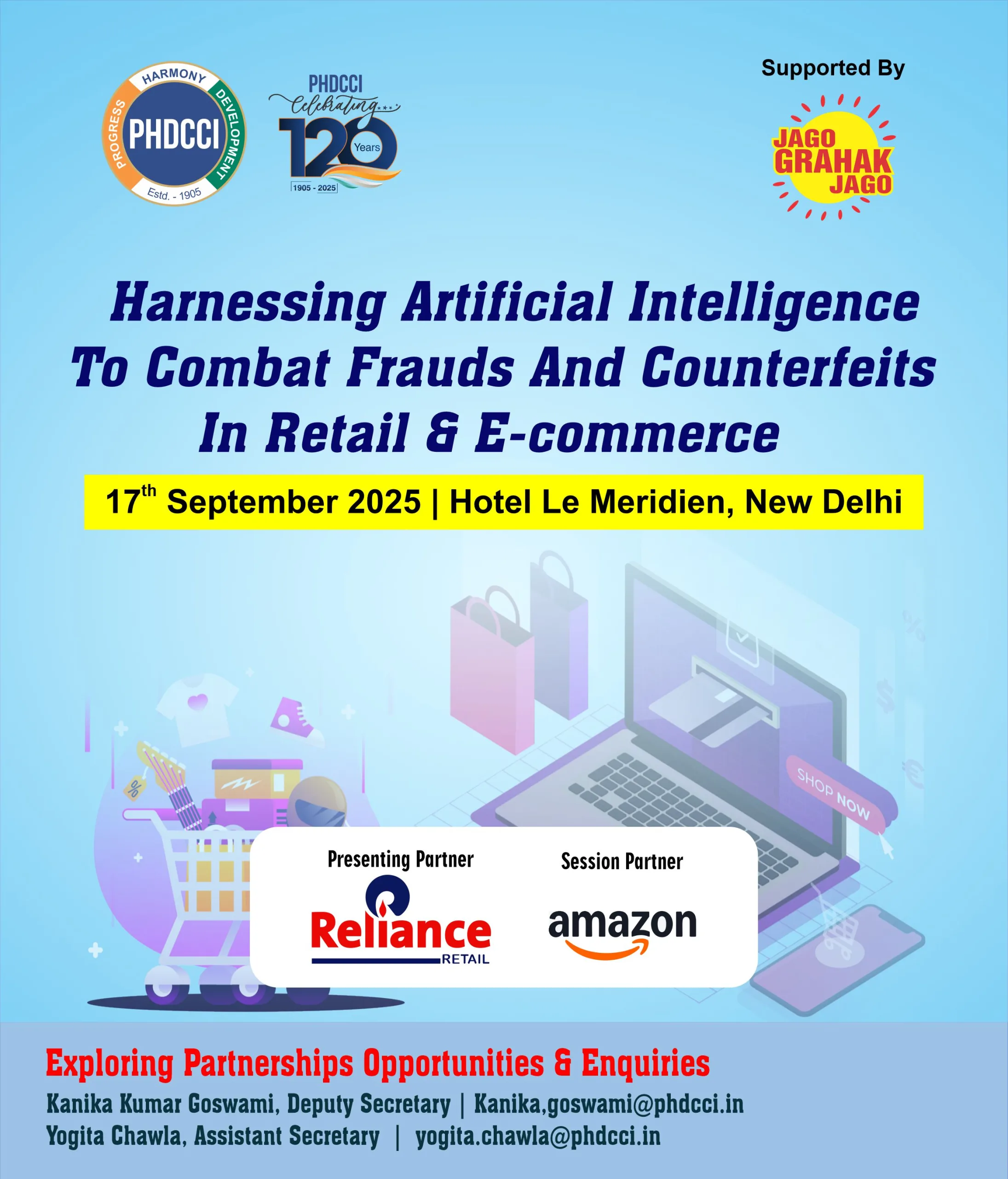 Conference on Harnessing Artificial Intelligence to Combat Frauds and Counterfeits  in Retail & E-Commerce