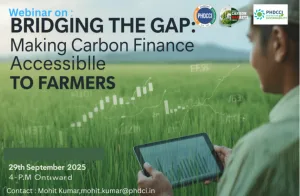 Webinar on Bridging the gap: Making carbon finance accessible to farmers