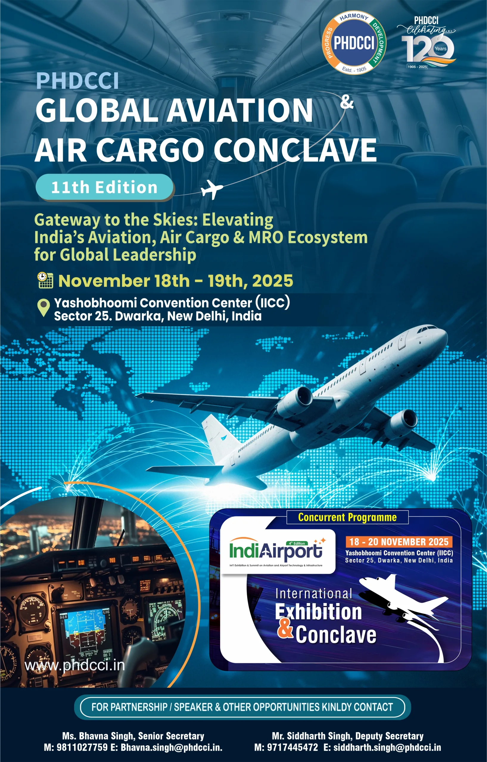 INDIAIRPORT & 11TH PHDCCI GLOBAL AVIATION & AIR CARGO CONCLAVE-2025