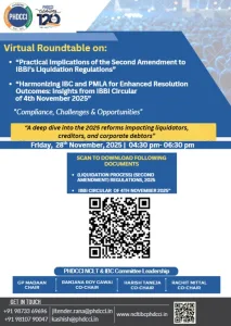 Virtual Roundtable on Harmoning IBC & PMLA for enhanced Resolution Outcomes: Insights from IBBI Circular of 4.11.2025