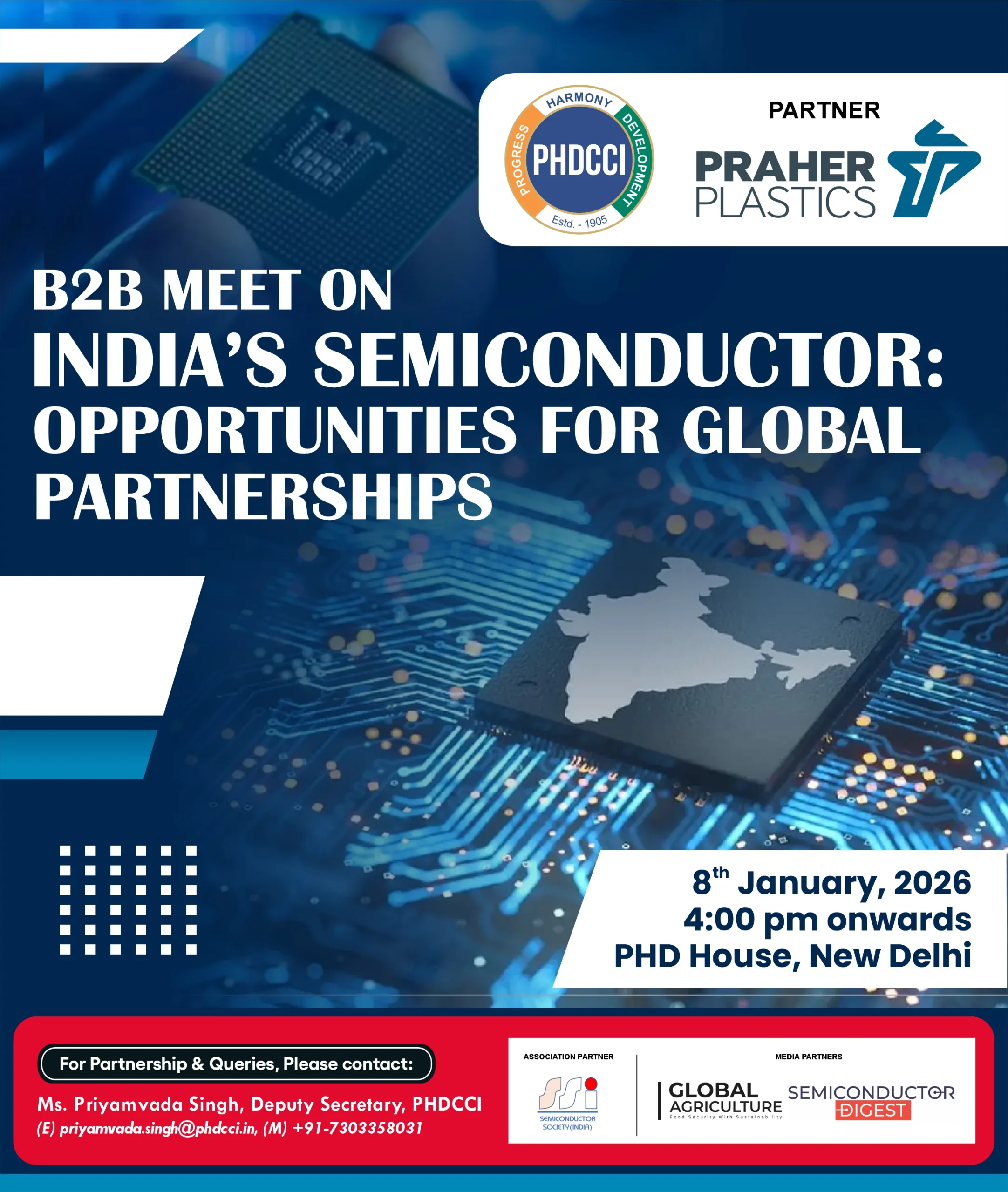 B2B Meet on India’s Semiconductor : Opportunities for Global Partnerships