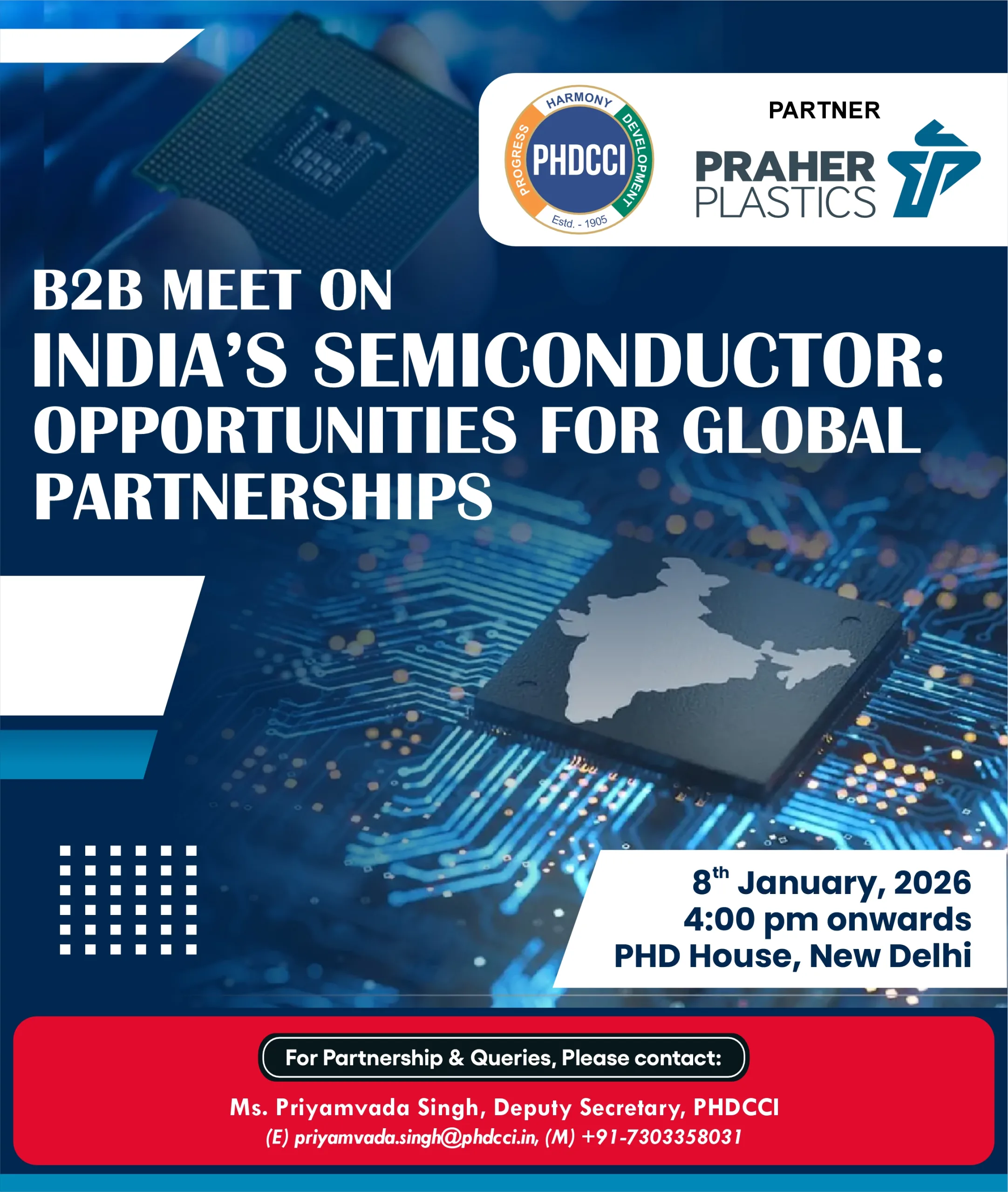 B2B Meet on India’s Semiconductor : Opportunities for Global Partnerships