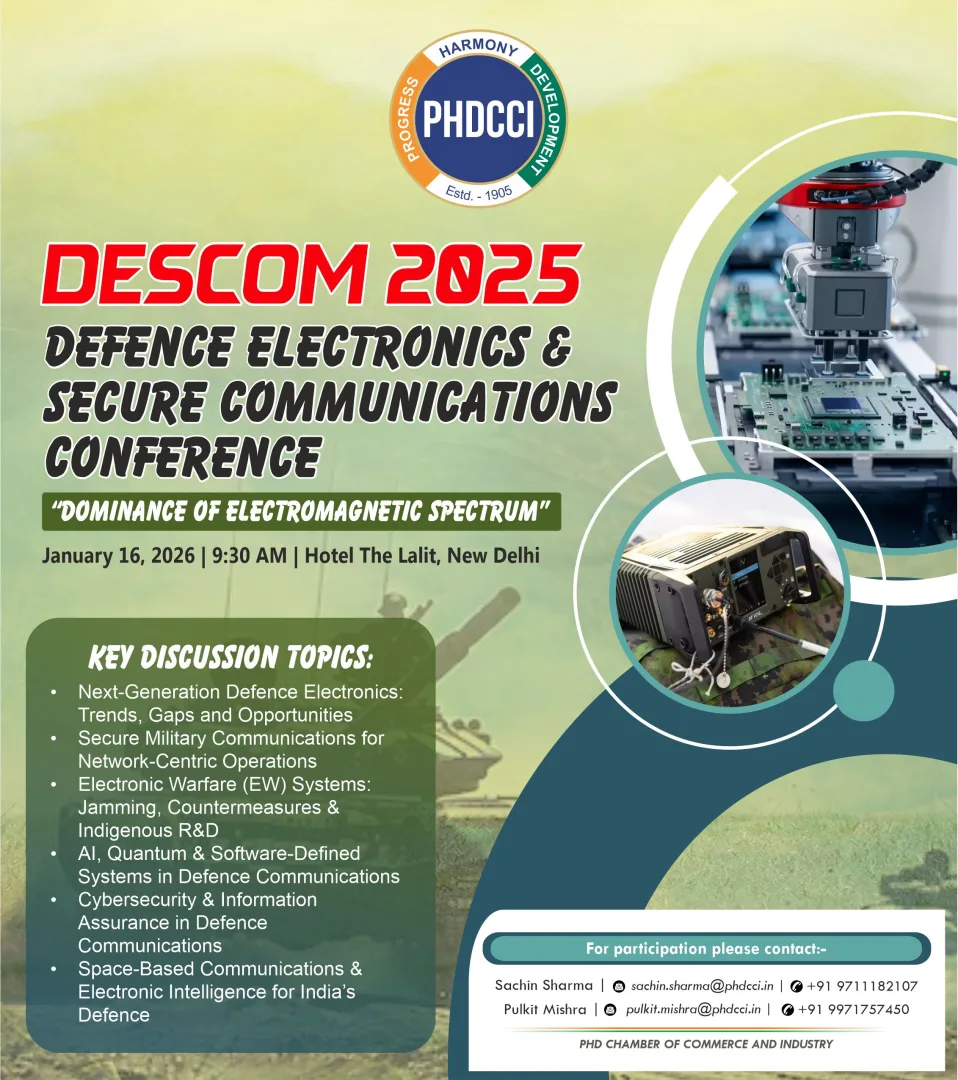 DESCOM 2026 - Defence Electronics & Secure Communications Conference - “Dominance of Electromagnetic Spectrum”