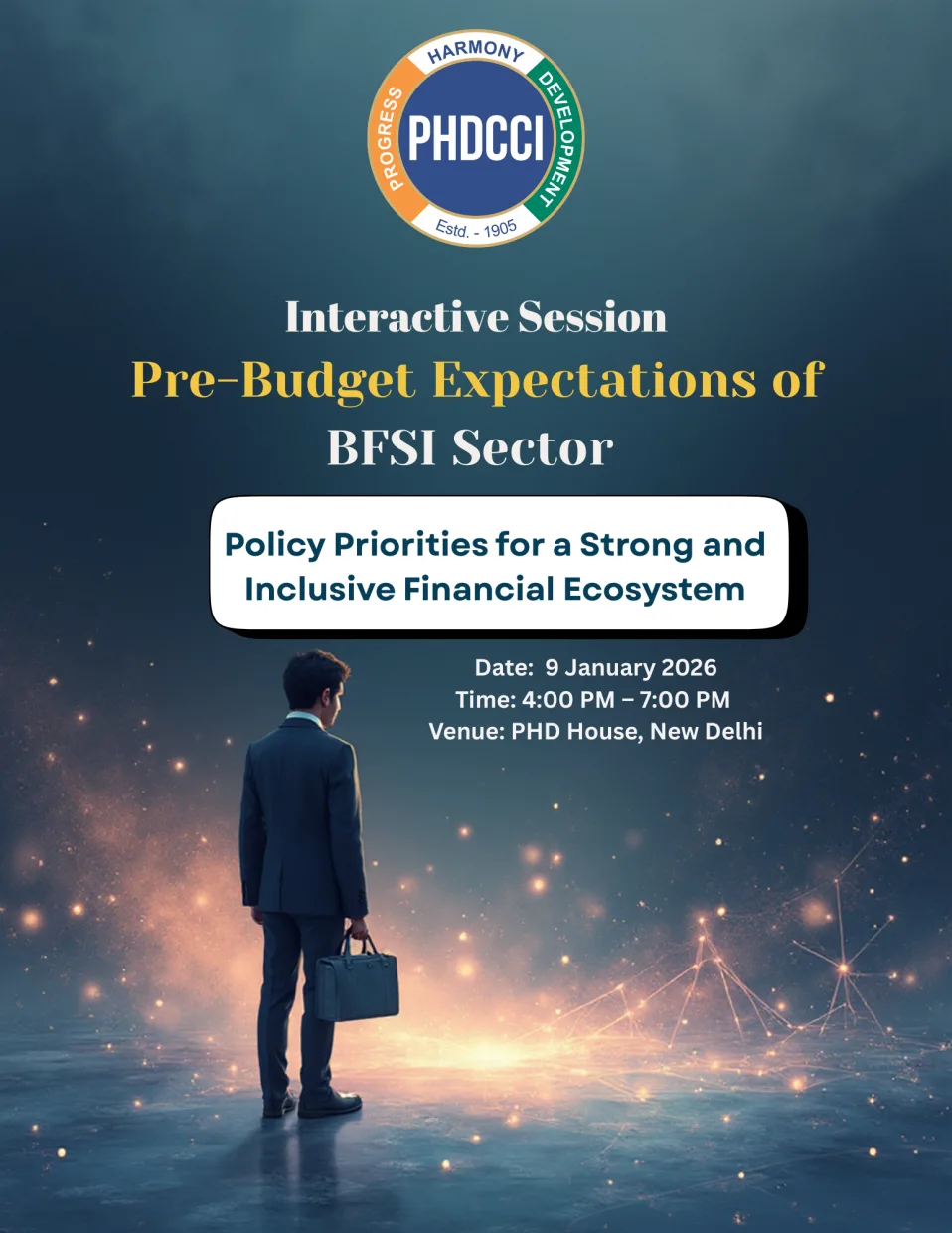 PHDCCI Interactive Session - Pre-Budget Expectations of BFSI Sector