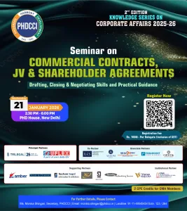 PHD Seminar on Commercial Contracts, JV & Shareholder Agreements