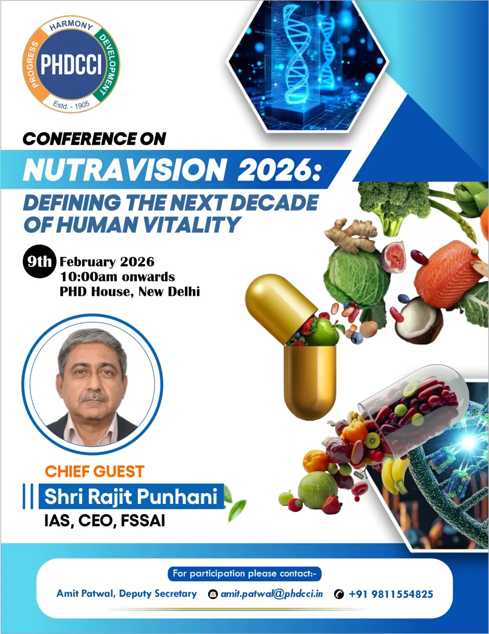 PHDCCI Conference on NutraVision 2026: Defining the next decade of Human Vitality