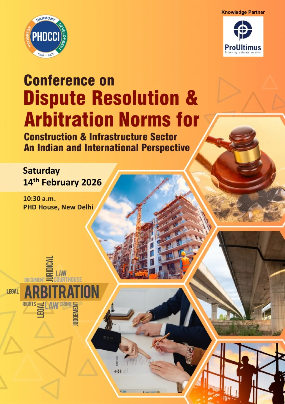 PHDCCI Conference on Dispute Resolution and Arbitration Norms for Construction and Infrastructure Sectors